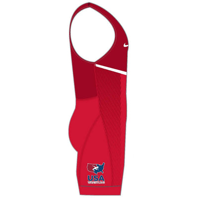 Nike USA Wrestling Red Singlet