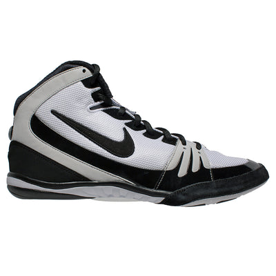 Nike freek wrestling shoes black and silver Clearance