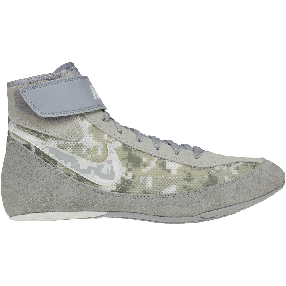 Nike Youth Speedsweep VII Wrestling Shoes (Grey Camo)