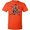 Orange Blue Chip Wrestling T-Shirt