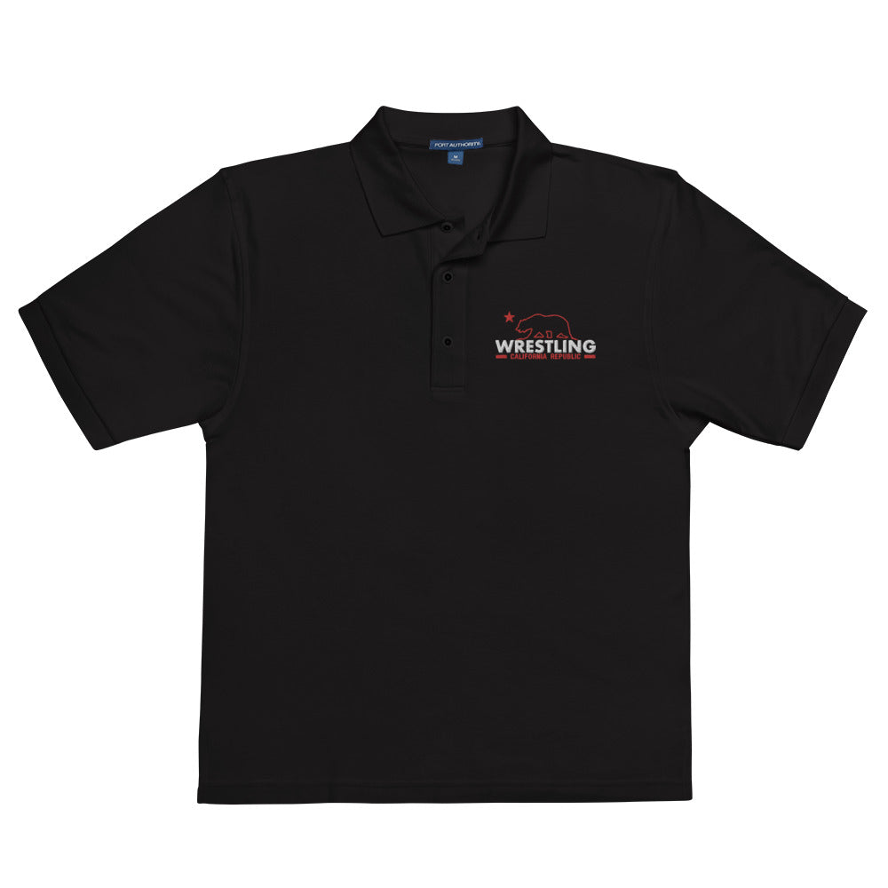 California Wrestling Men's Premium Polo