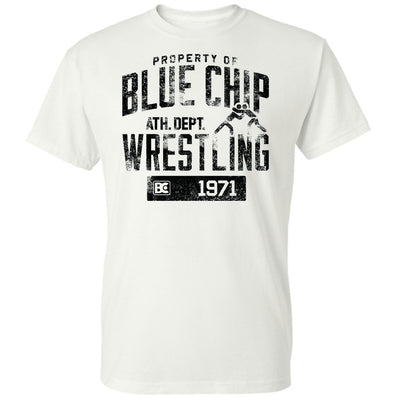 Property of Blue Chip Wrestling T-Shirt