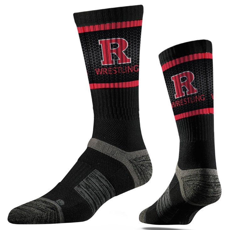 Rutgers Scarlet Knights Wrestling Performance Socks