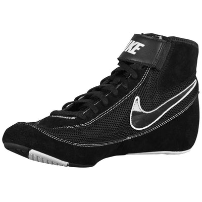 Nike Youth Speedsweep VII Wrestling Shoes (Black / Black / White)