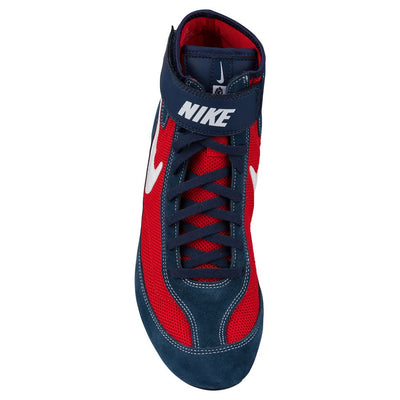 Nike Youth Speedsweep VII Wrestling Shoes (Navy / White / Uni Red)