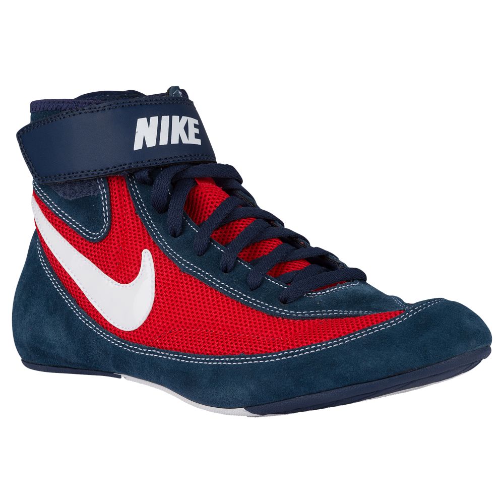 Nike Youth Speedsweep VII Wrestling Shoes (Navy White Uni Red