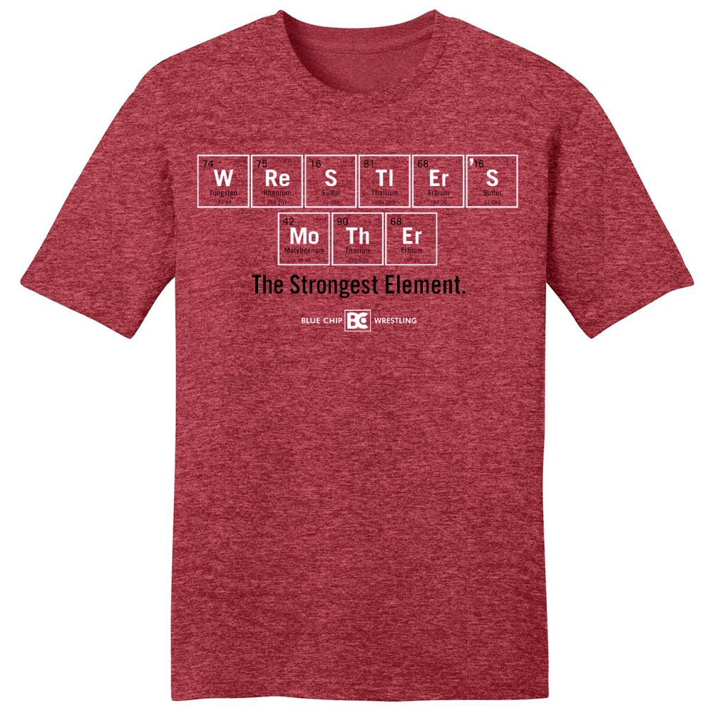 Wrestler's Mom - Strongest Element T-Shirt (Red)
