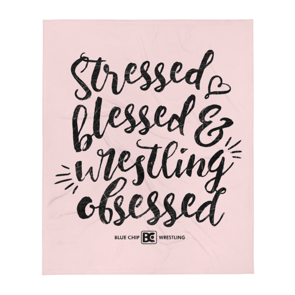 Wrestler's Mom Soft Plush Throw Blanket