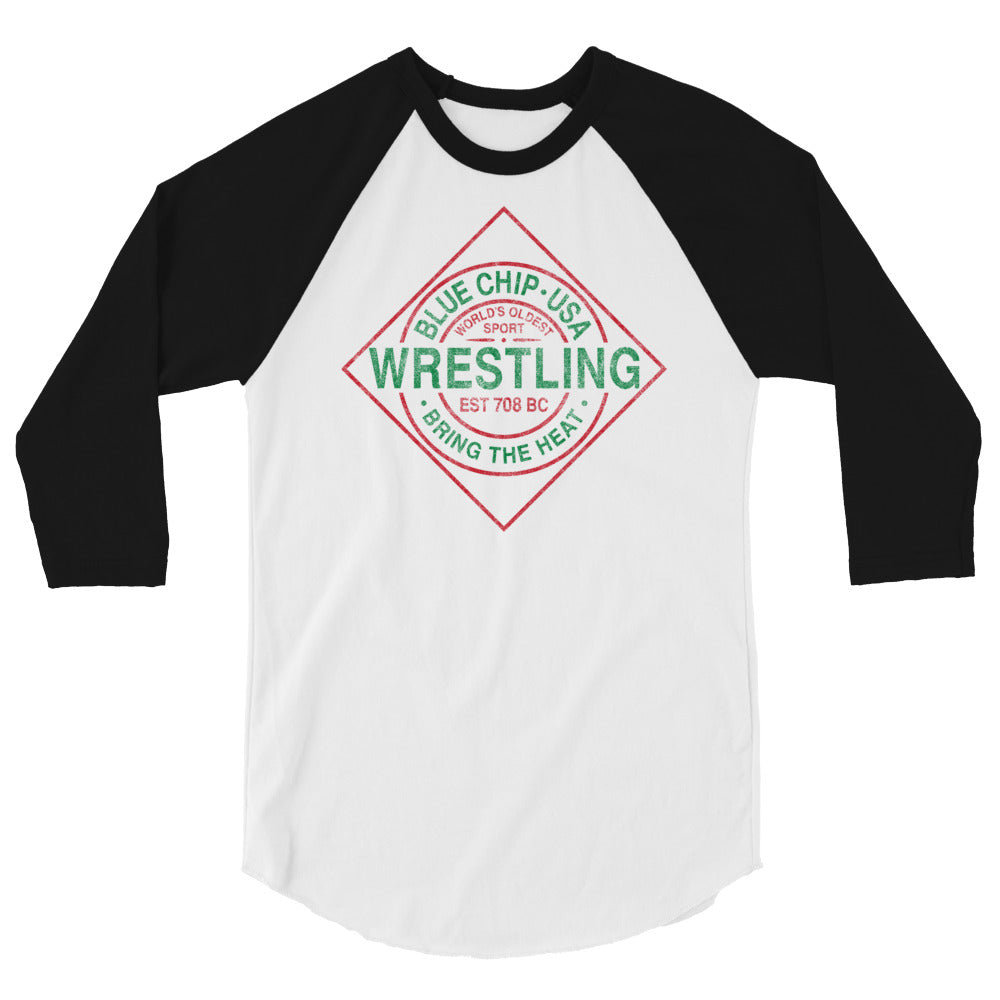 Bring the Heat 3/4 Sleeve Raglan shirt