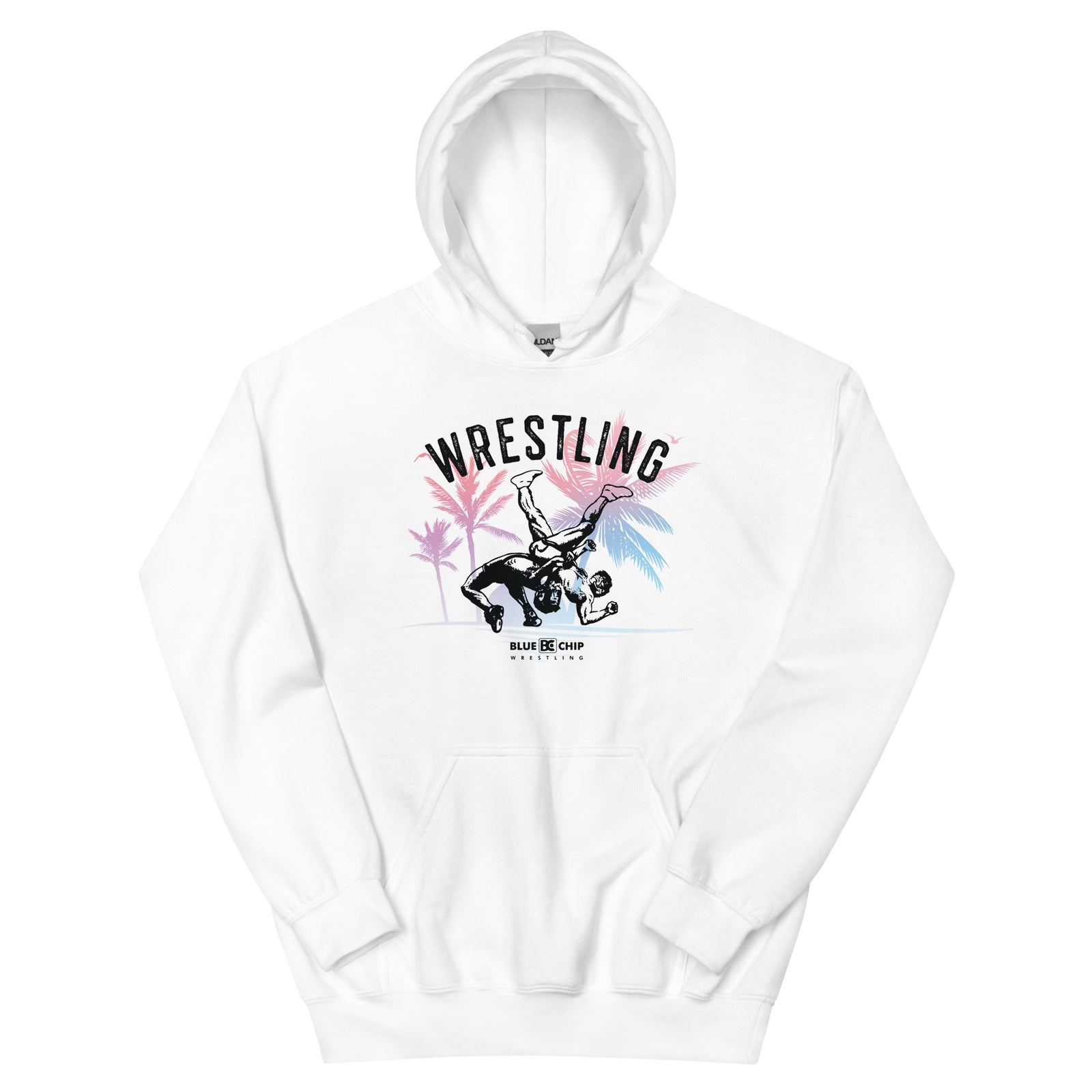 Wrestling Throwdown in Paradise Hooded Sweatshirt