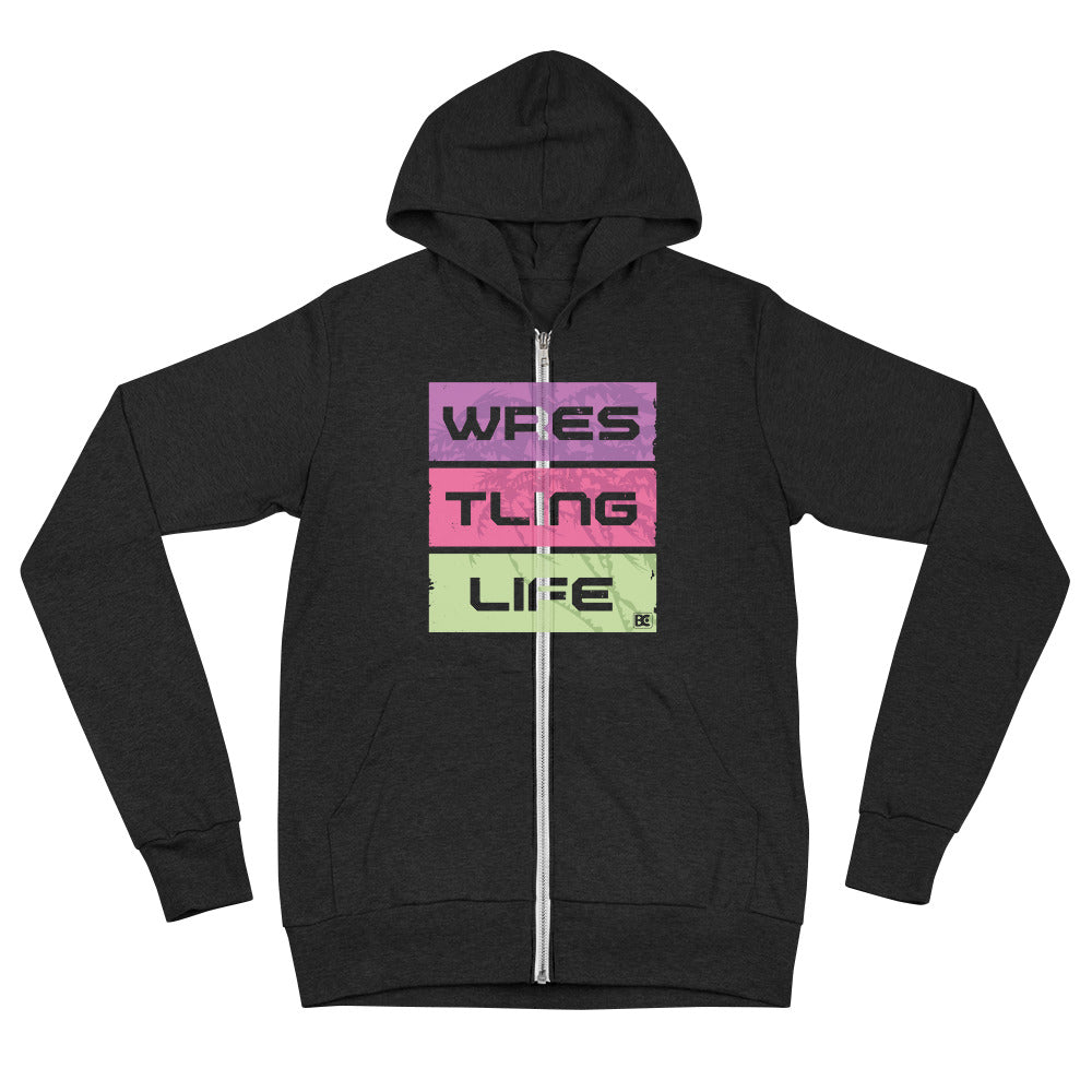 Wrestling Life Zip Hoodie