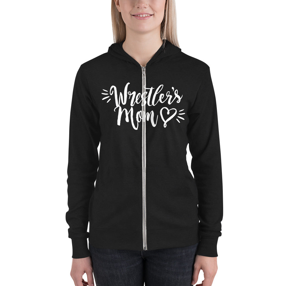 Wrestler's Mom Lightweight Zip Hoodie