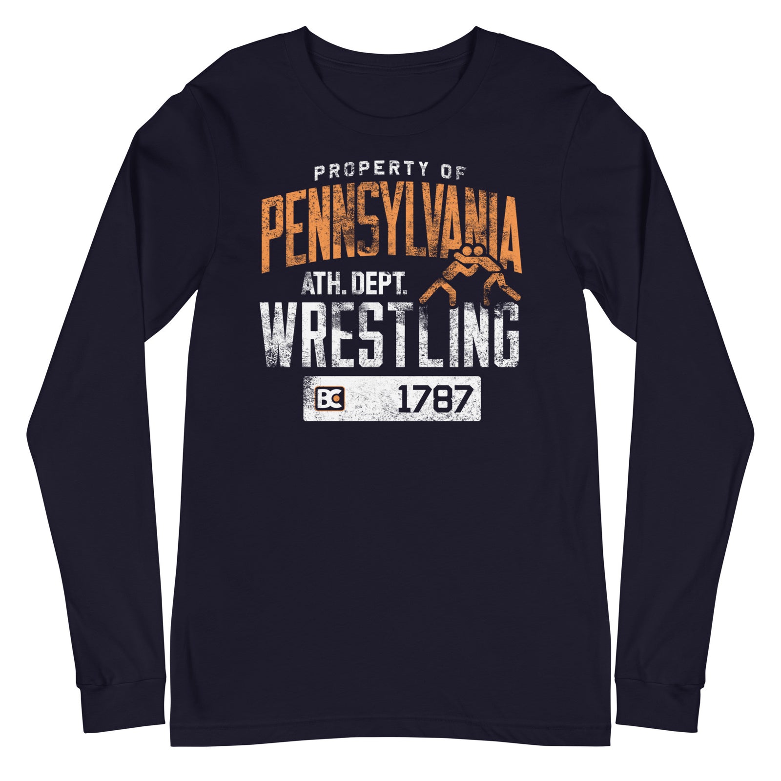 Property of Pennsylvania Wrestling Long Sleeve Shirt