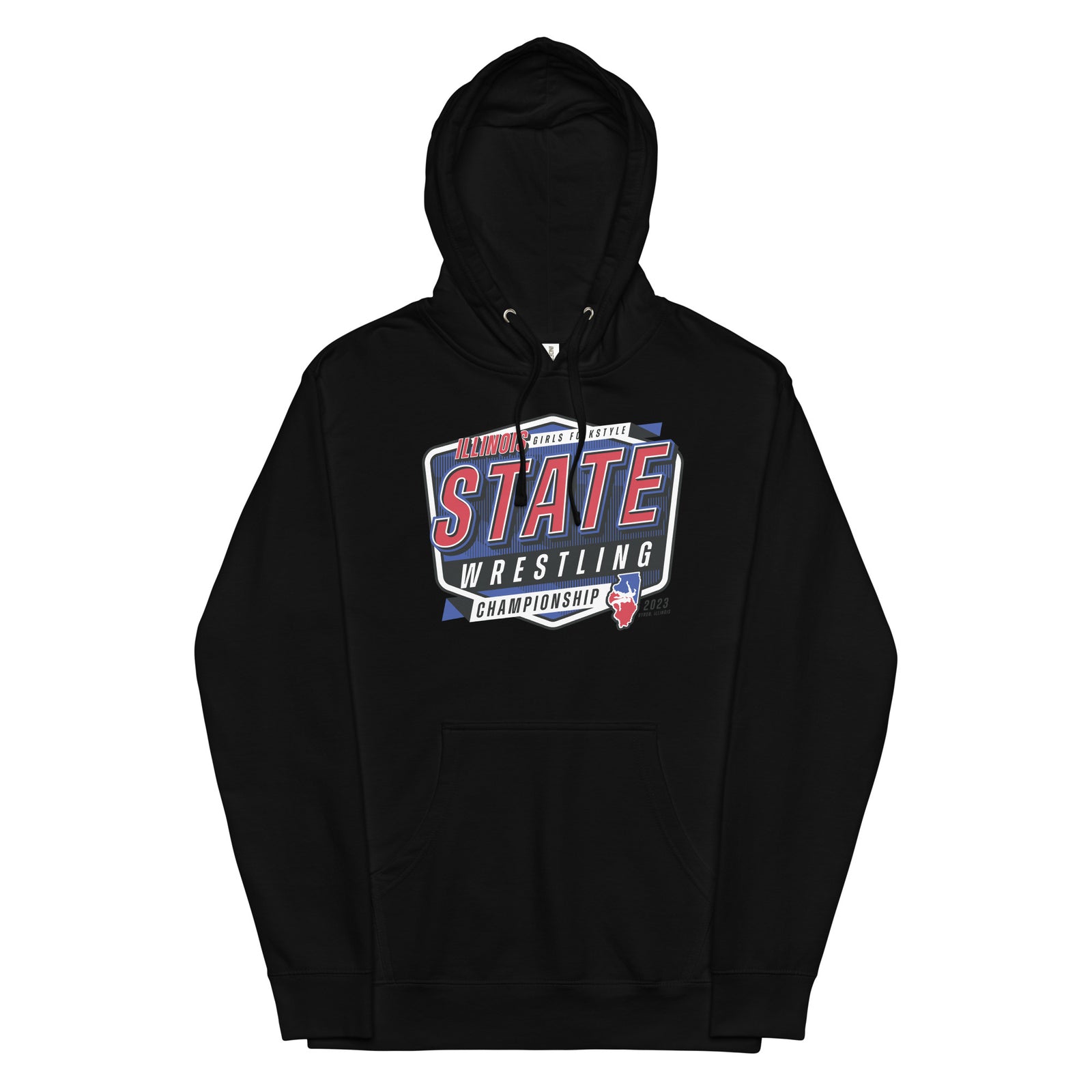 Illinois Girls Folkstyle State Championship 2023 Unisex midweight hoodie