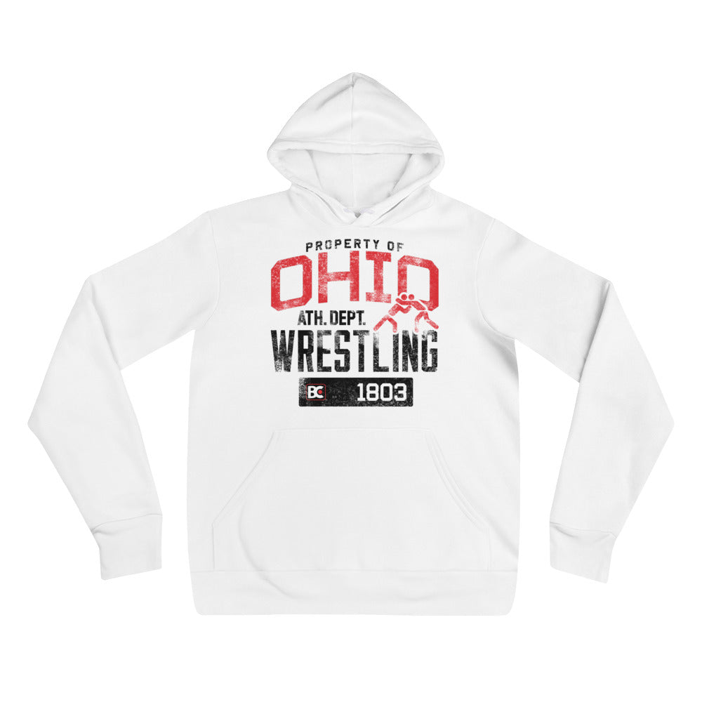 Property Of Ohio Wrestling Pullover Hoodie