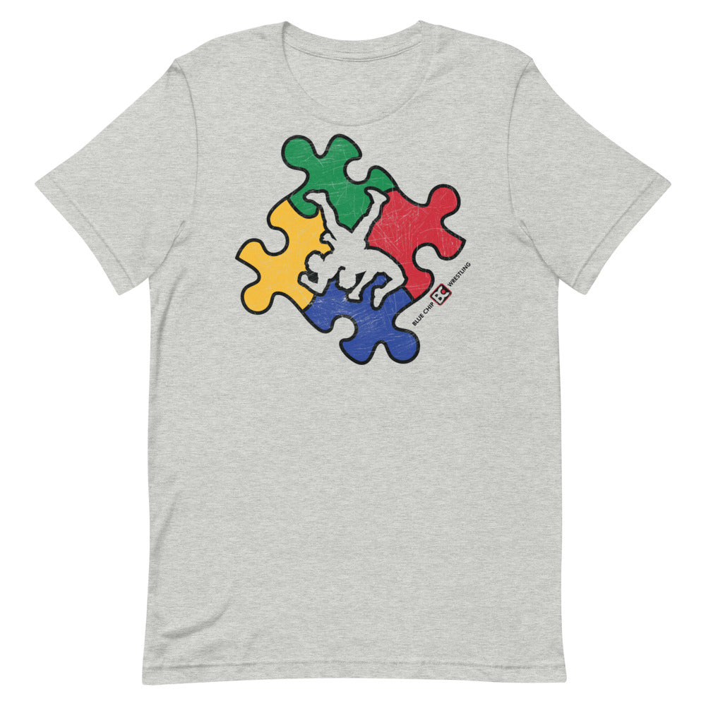 2022 Autism Puzzle Super Soft Short Sleeve T-Shirt