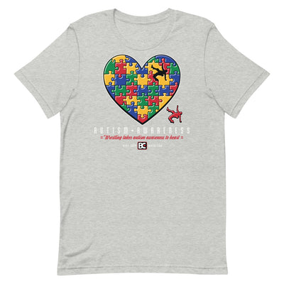 2022 Autism Heart Super Soft Short Sleeve T-Shirt