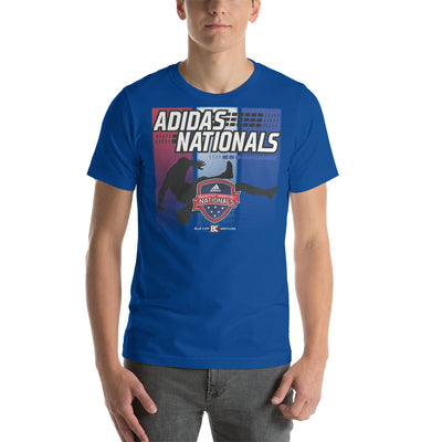 2023 Adidas Nationals 3 Stripe Life T-Shirt