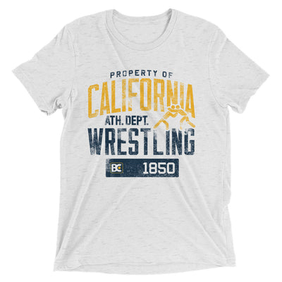 Property Of California Triblend Wrestling T-Shirt