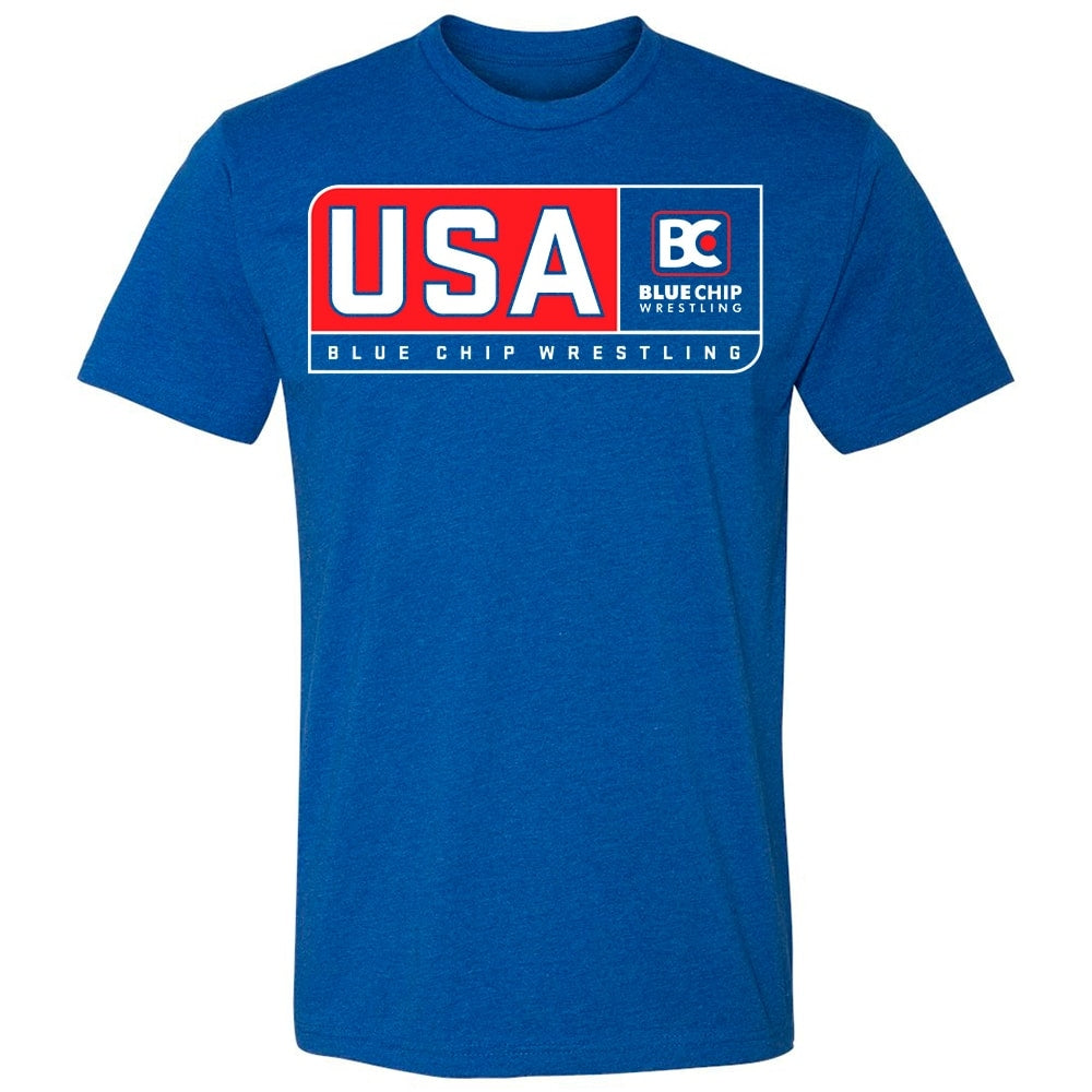 USA Blue Chip Wrestling T-Shirt