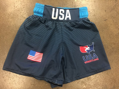 USA Fade Hybrid Wrestling Shorts