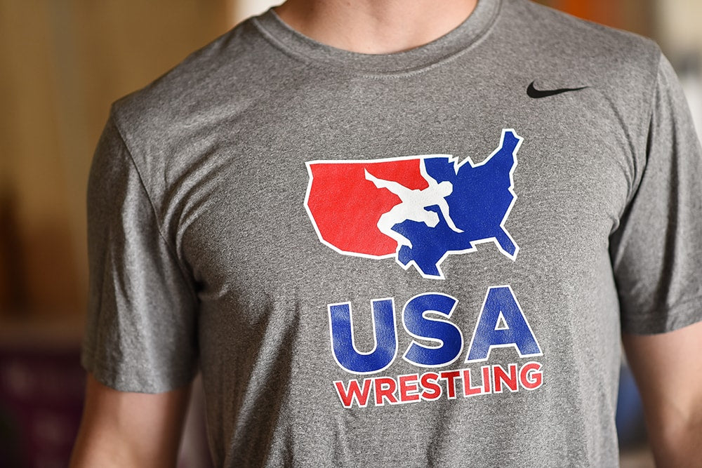 Nike USA Wrestling Legend Tee (Grey)