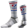 USA Wrestling Grey Performance Socks