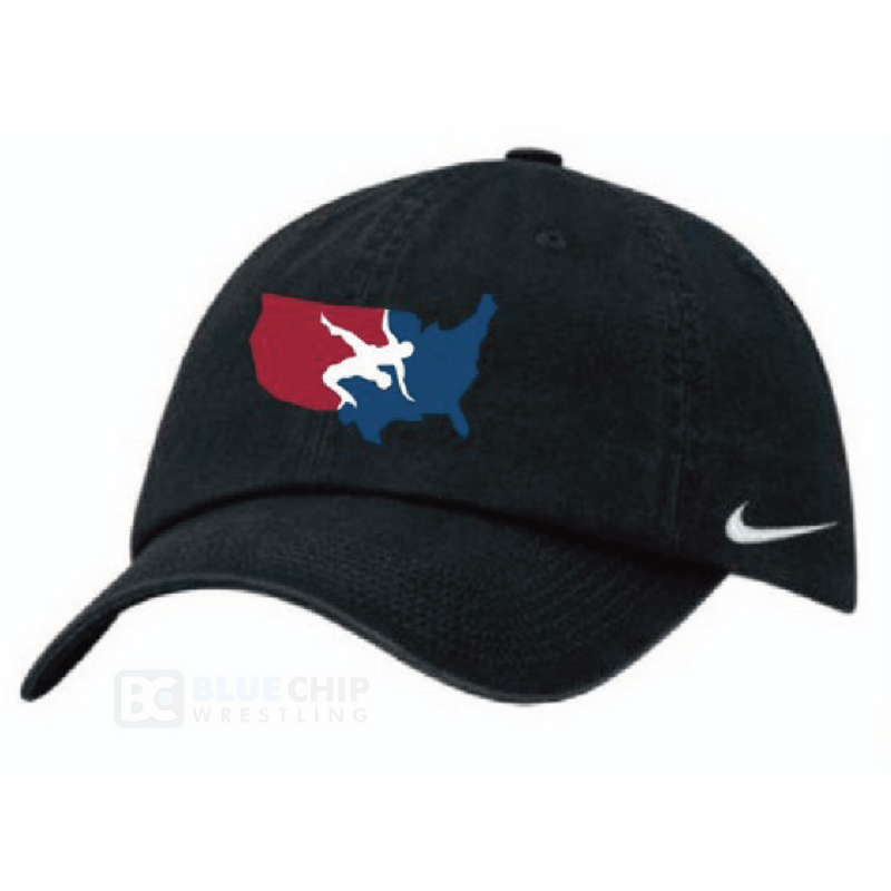 USA Wrestling Nike Campus Cap (Black)