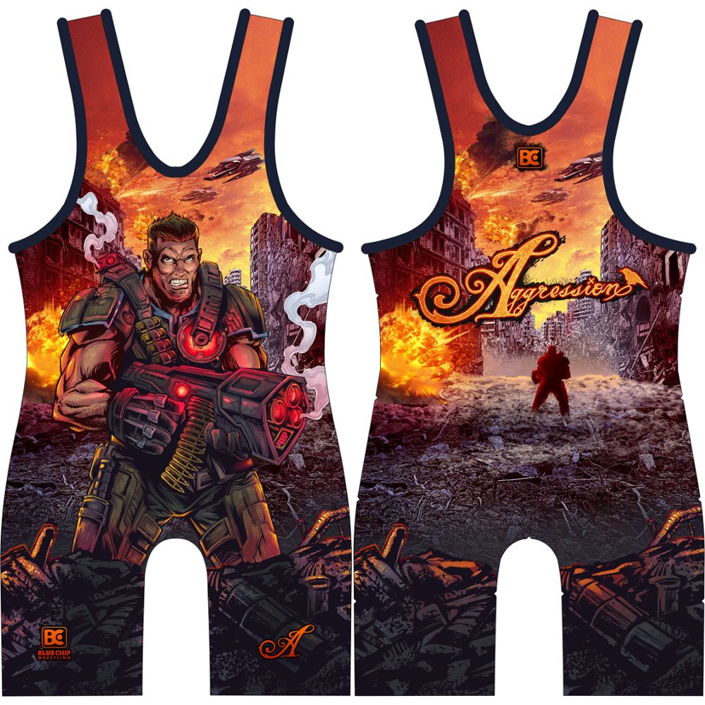 War Machine Wrestling Singlet