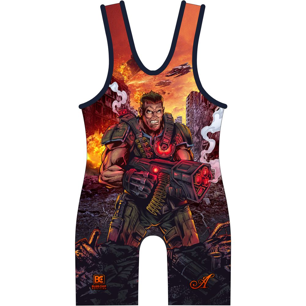 War Machine Wrestling Singlet