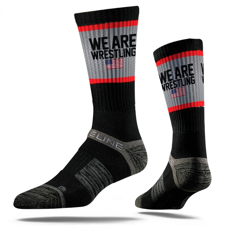 We Are Wrestling Sublimated Performance Wrestling Socks