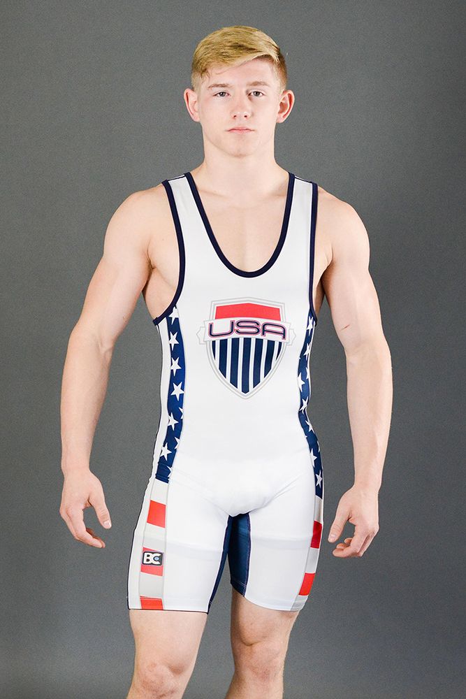 USA Courage Wrestling Singlet