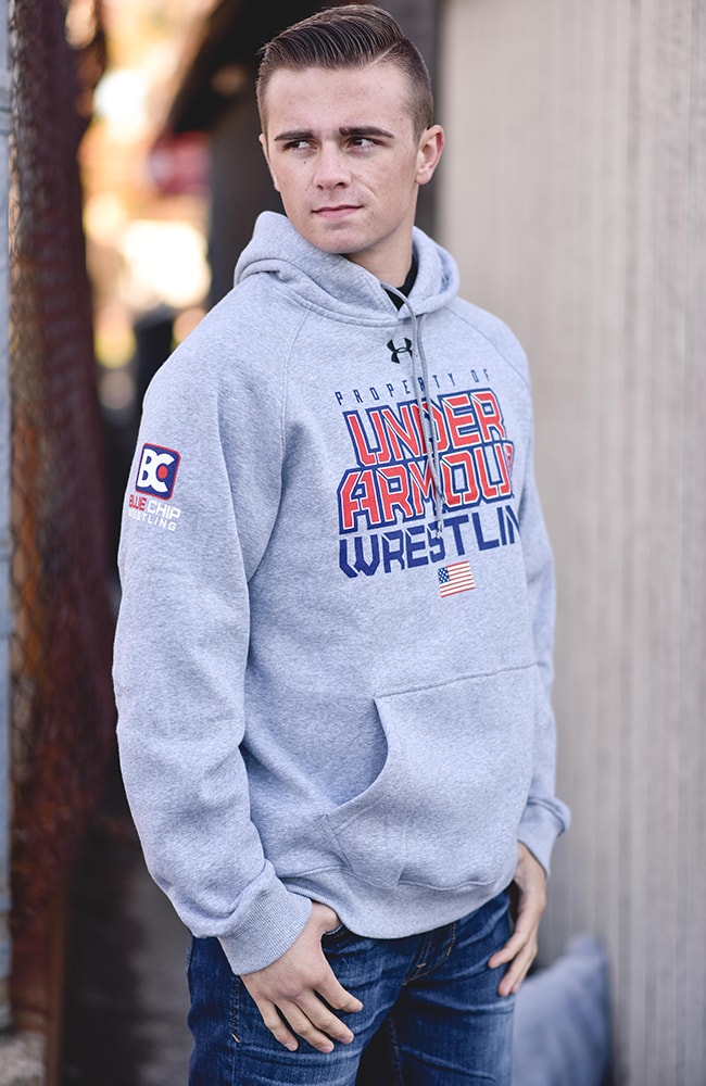 Hoodie Under Armour Usa Wrestling Property Of Under Armour Rival