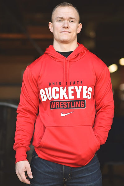 Ohio State Buckeyes Wrestling Nike Therma PO Hoody