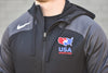 Nike USA Wrestling Full Zip Hooded Jacket (Black)
