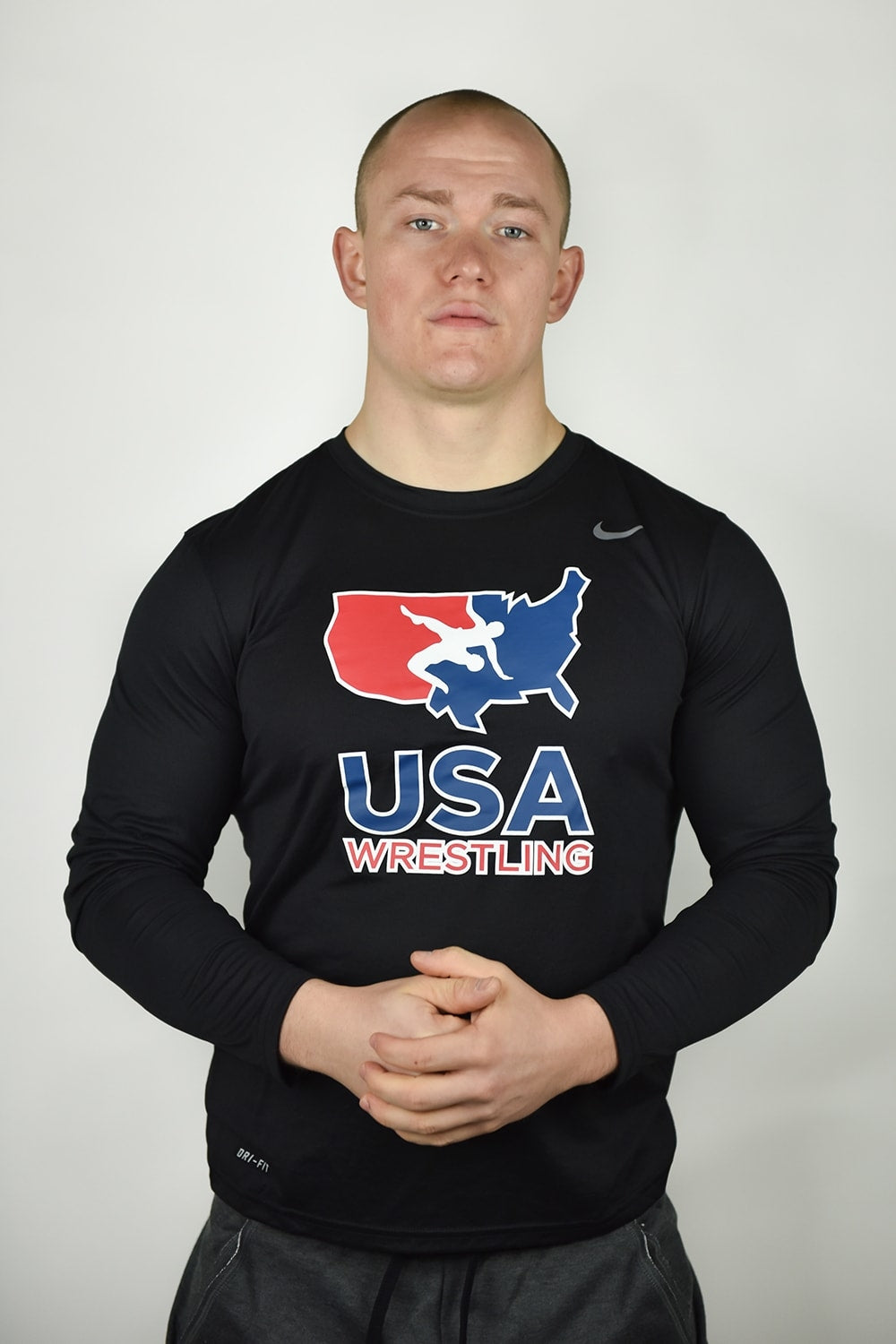 Nike USA Wrestling Legend Long Sleeve (Black)