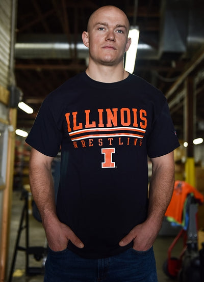 Illinois Fighting Illini Wrestling Champion Tee