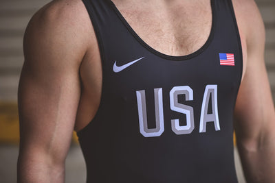Nike USA Wrestling Grappler Singlet (Black)