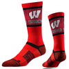 Wisconsin Badgers Wrestling Performance Socks
