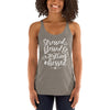 Stressed Blessed Wrestling Obsessed Women's Racerback Tank Top