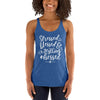 Stressed Blessed Wrestling Obsessed Women's Racerback Tank Top