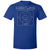 Wrestling Mat Blueprint Wrestling T-Shirt (Deep Royal)