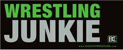 Wrestling Junkie Bumper Sticker