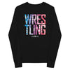 Wrestling Tropical Escape Youth Long Sleeved T-Shirt